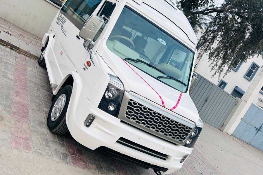 Tempo traveller rental in Bangalore with comfortable seating and clean interiors for group travel