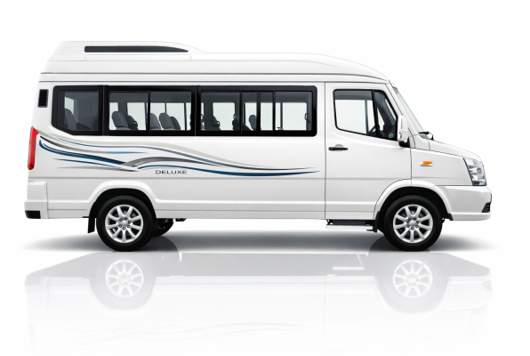 Tempo traveller deluxe Bangalore with luxury seating and comfortable travel